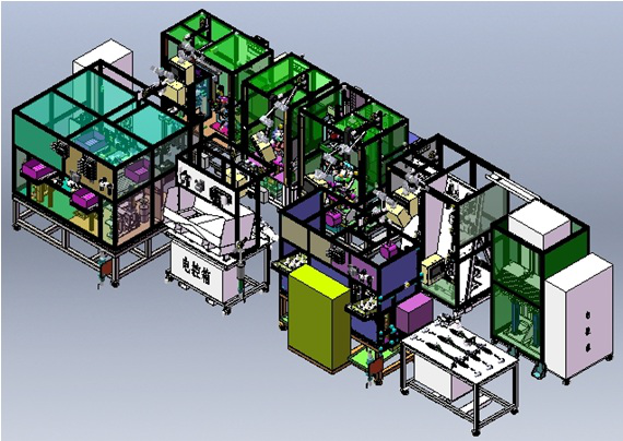 汽車轉向系統總成組裝線